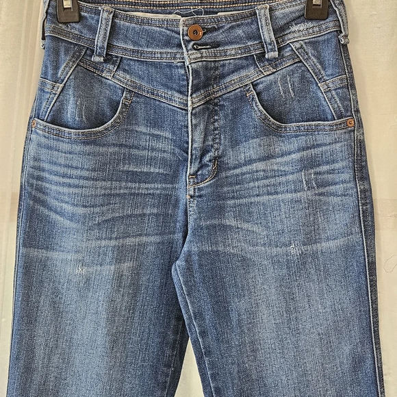 PILCRO AND THE LETTERPRESS BY ANTHROPOLOGIE JEANS WOMEN'S SIZE 25 - Picture 5 of 9